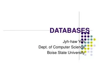 databases