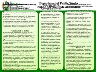 public works Department: Public works PROVINCE OF KWAZULU NATAL
