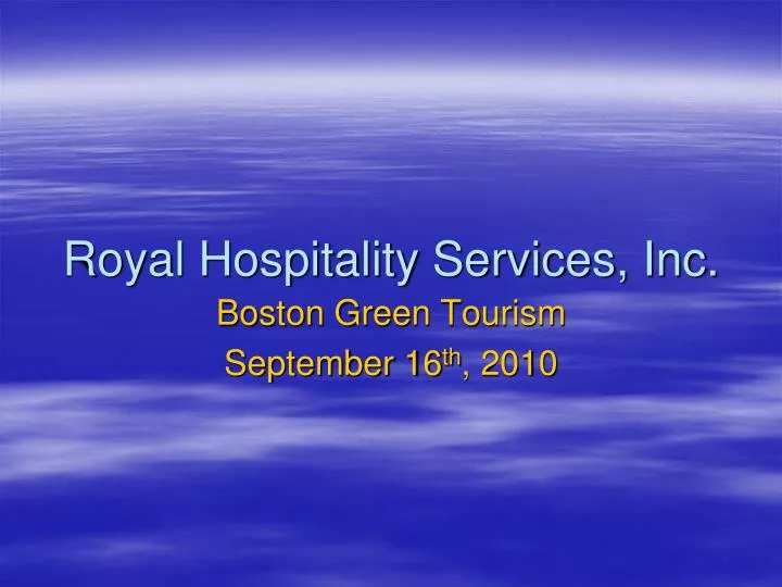 royal hospitality services inc