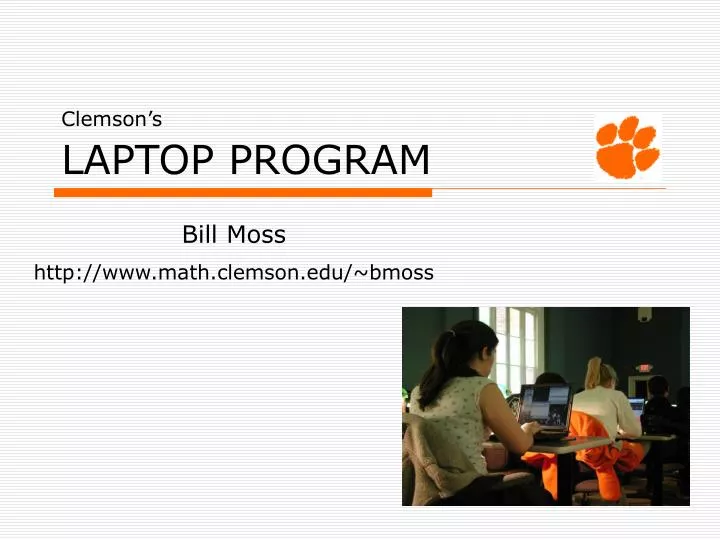 clemson s laptop program