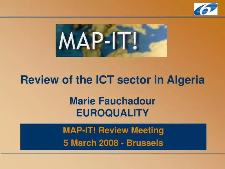 review of the ict sector in algeria