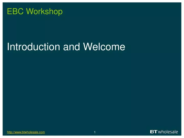 ebc workshop