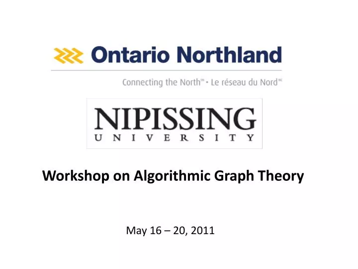 workshop on algorithmic graph theory