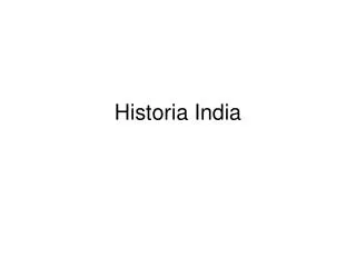 Historia India