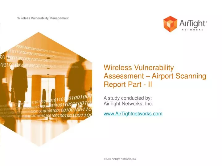 wireless vulnerability assessment airport scanning report part ii