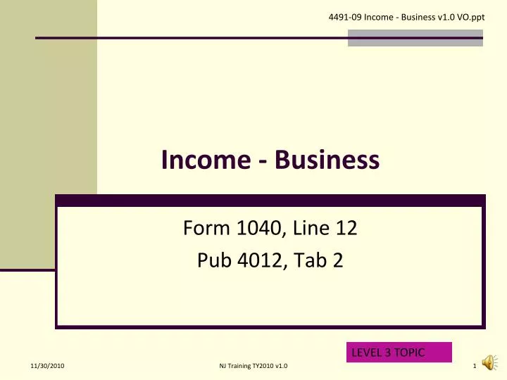 income business