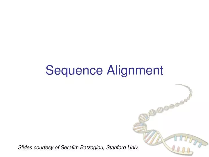 sequence alignment