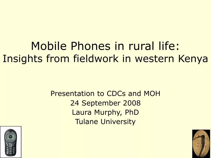 mobile phones in rural life insights from fieldwork in western kenya