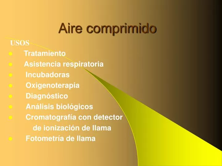 Ppt Aire Comprimido Powerpoint Presentation Free Download Id606786 0531