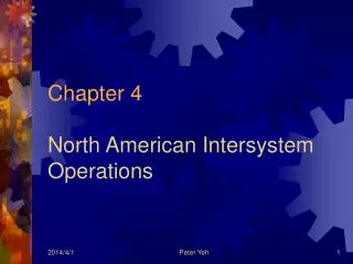 Chapter 4 North American Intersystem Operations