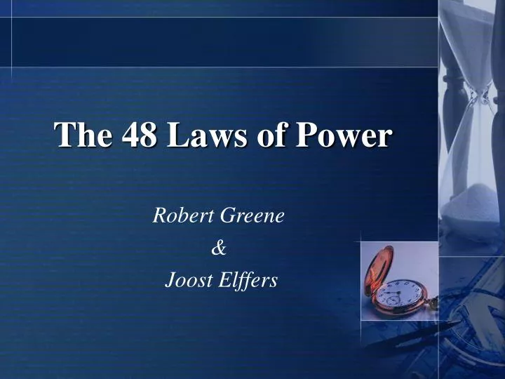the 48 laws of power