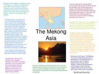 The Mekong Asia