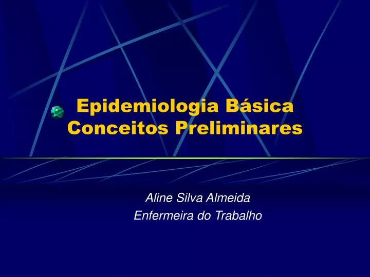 epidemiologia b sica conceitos preliminares