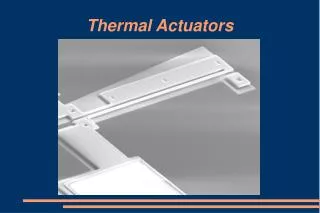 Thermal Actuators