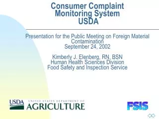 FSIS’ Role in Protecting the Nation’s Food Supply