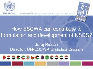 How ESCWA can contribute to formulation and development of NSDS?