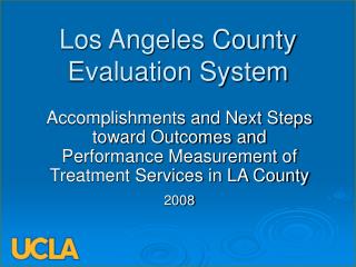 Los Angeles County Evaluation System
