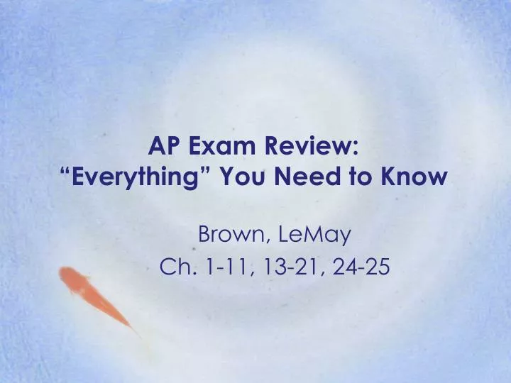 ap exam review everything you need to know
