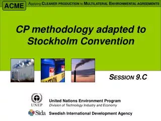 CP methodology adapted to Stockholm Convention