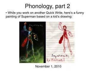 Phonology, part 2