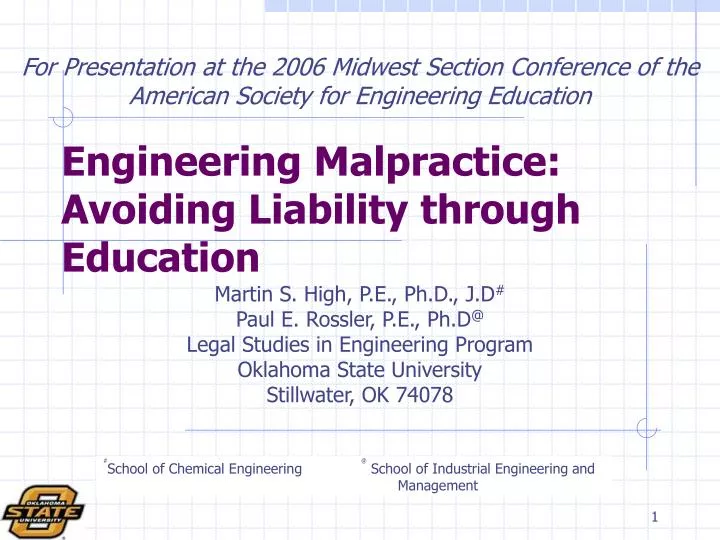 engineering malpractice avoiding liability through education