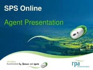 SPS Online Agent Presentation
