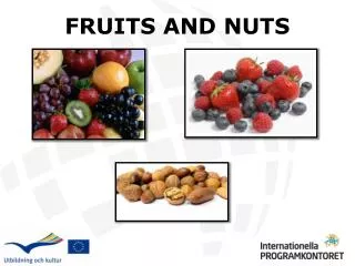 FRUITS AND NUTS