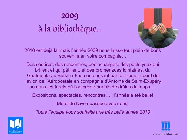 2009 la biblioth que