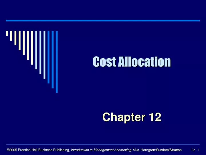 cost allocation