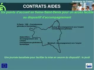 Six points d’accueil en Seine-Saint-Denis pour un accès facilité au dispositif d’accompagnement