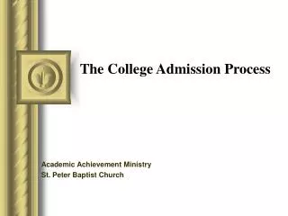 The College Admission Process