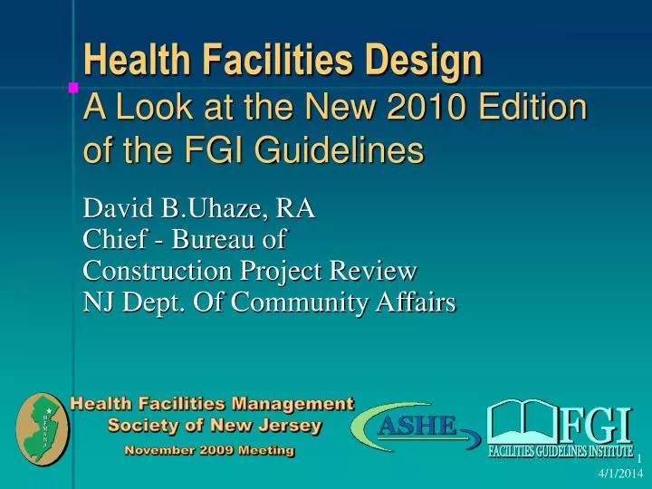 health facilities design a look at the new 2010 edition of the fgi guidelines