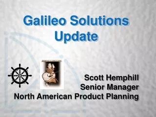 Galileo Solutions Update