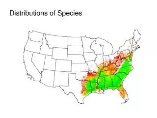 Distributions of Species
