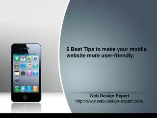 6 Best Tips to Know While Designing Your Mobile Website