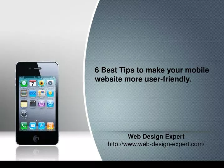 6 best tips to make your mobile website more user friendly