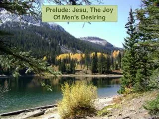 Prelude: Jesu , The Joy Of Men’s Desiring