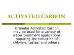 ACTIVATED CARBON - slide 1