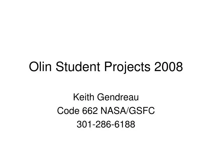 olin student projects 2008