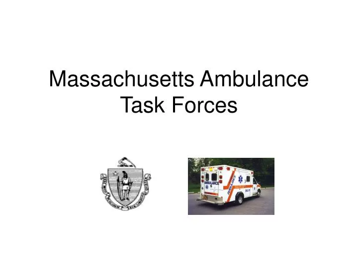 massachusetts ambulance task forces