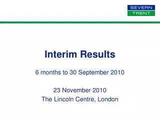 Interim Results