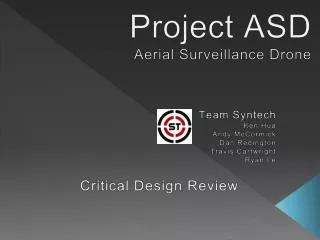 Project ASD Aerial Surveillance Drone