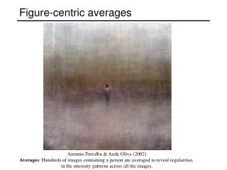Figure-centric averages