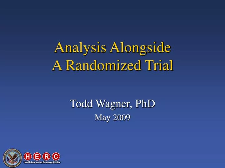 analysis alongside a randomized trial
