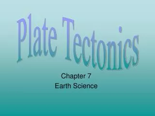 Chapter 7 Earth Science