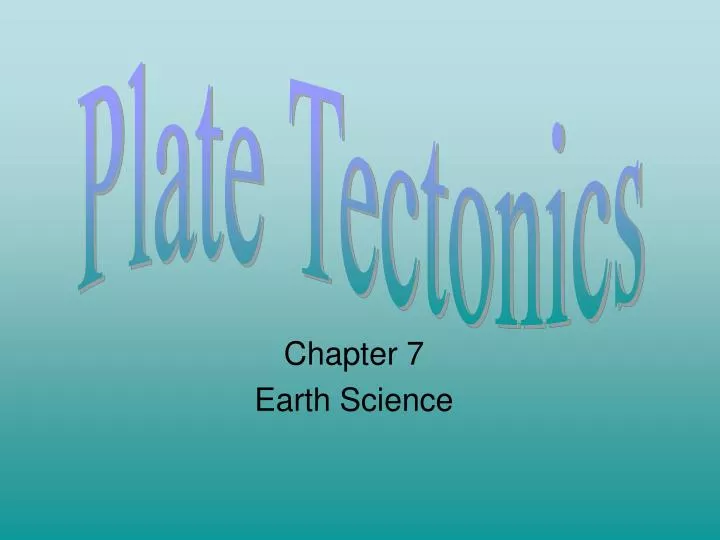 chapter 7 earth science