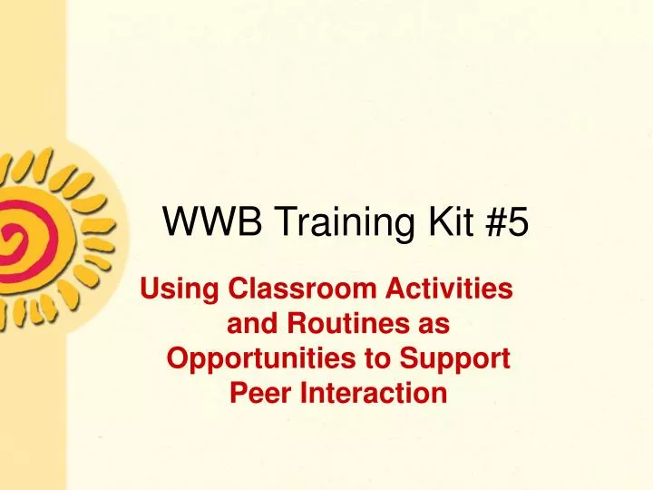 wwb training kit 5