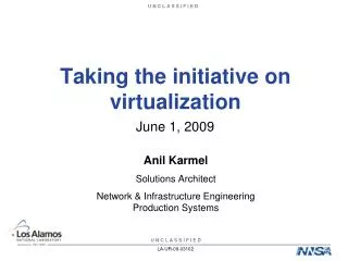 Taking the initiative on virtualization