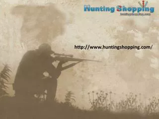 Hunting Shopping Website presentation