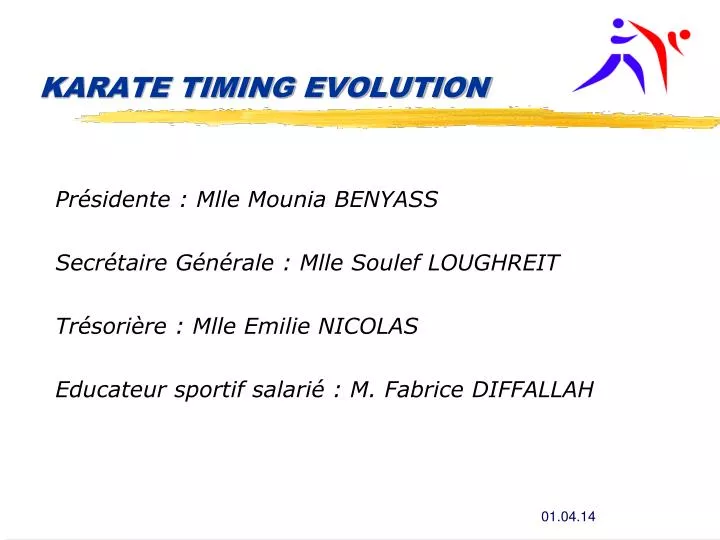 karate timing evolution